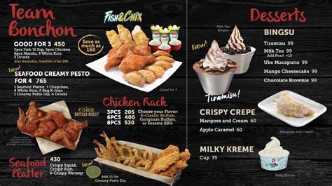 bonchon urdaneta|Menu .